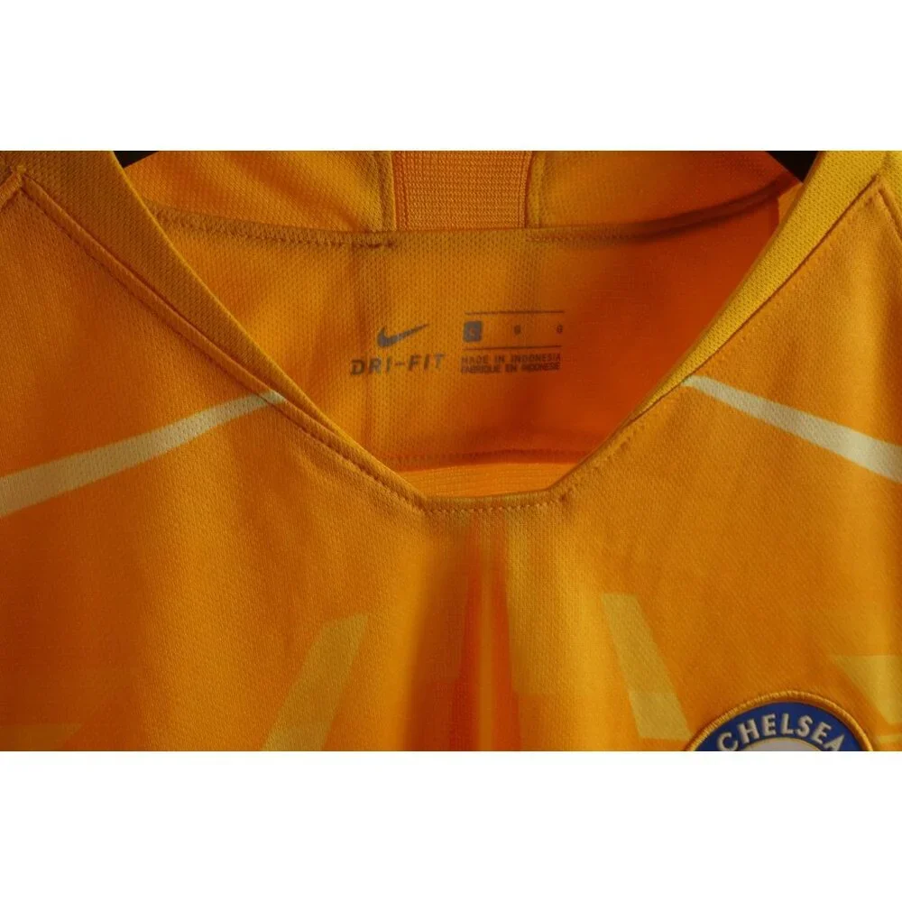 Nike Chelsea Football Club Rare Yellow Orange Away Jersey Men's‎ Large Yokohama